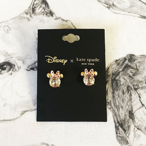❤︎ Disney x Kate Spade ❤︎ Minnie Mouse Studs - Picture 2 of 6